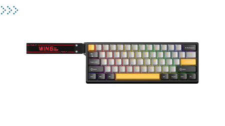 Клавиатуры AULA WIN60HE MAX Gray-Black-Orange